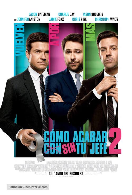 Horrible Bosses 2 - Spanish Movie Poster