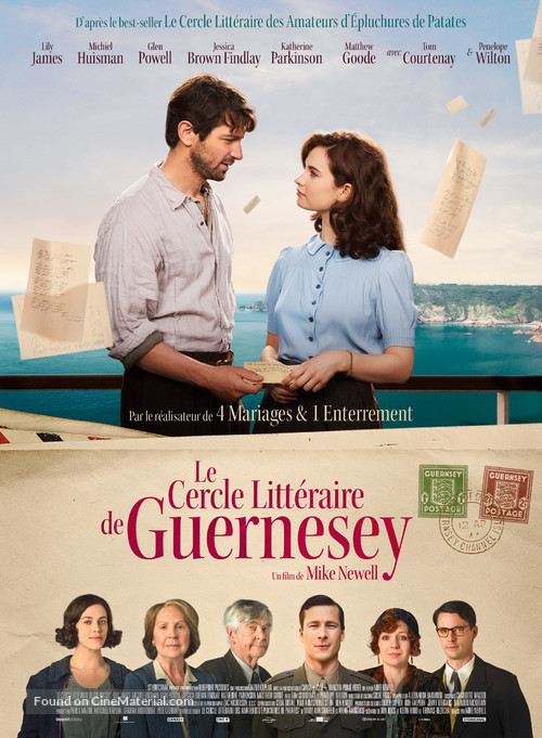 The Guernsey Literary and Potato Peel Pie Society - French Movie Poster