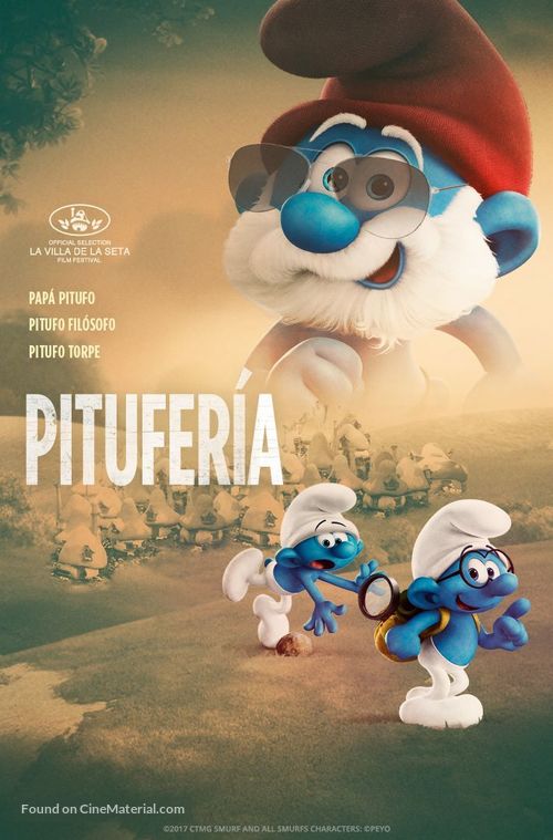 Smurfs: The Lost Village - Spanish Movie Poster