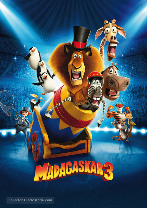 Madagascar 3: Europe&#039;s Most Wanted - Swedish Movie Poster