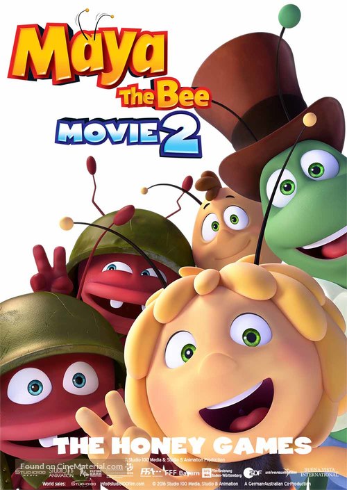 Maya the Bee: The Honey Games - British Movie Poster