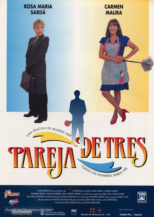 Parella de tres - Spanish Movie Poster