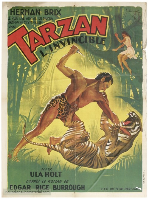 Tarzan and the Green Goddess - French Movie Poster