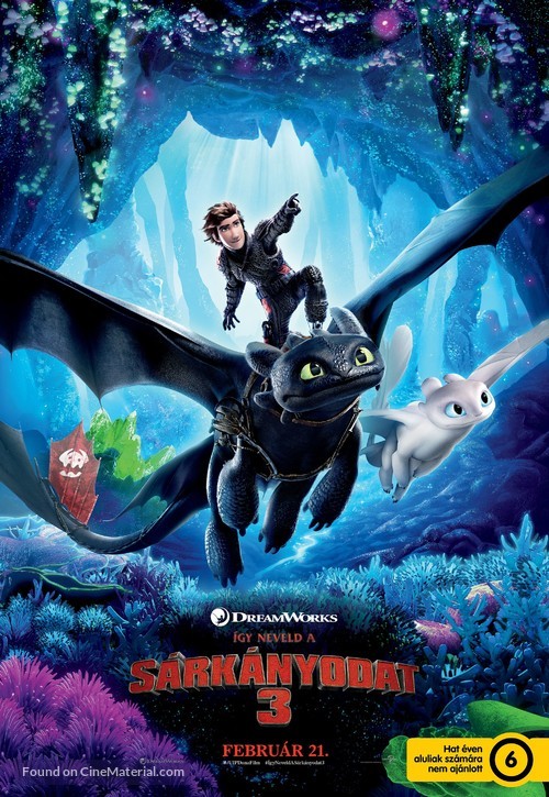 How to Train Your Dragon: The Hidden World - Hungarian Movie Poster