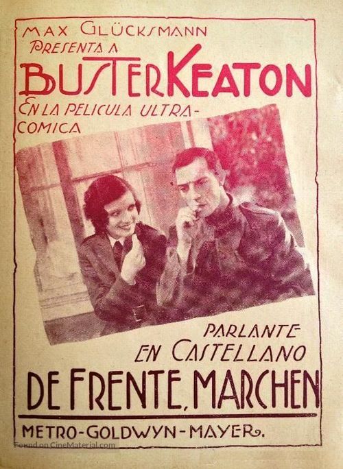 De frente, marchen - Spanish Movie Poster