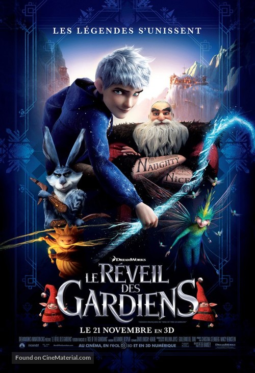 Rise of the Guardians - Canadian Movie Poster