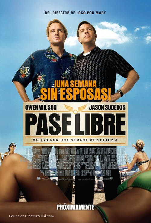 Hall Pass - Colombian Movie Poster