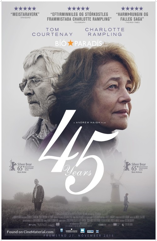 45 Years - Icelandic Movie Poster