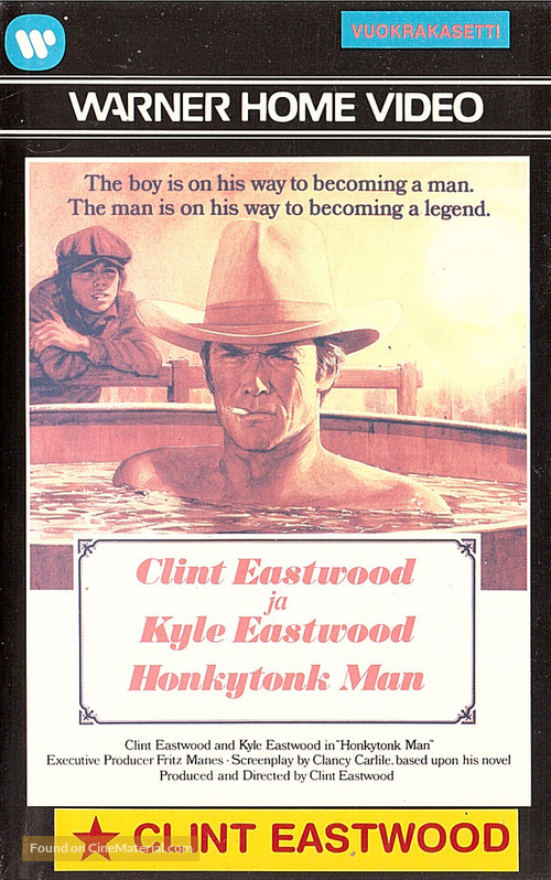 Honkytonk Man - Finnish VHS movie cover