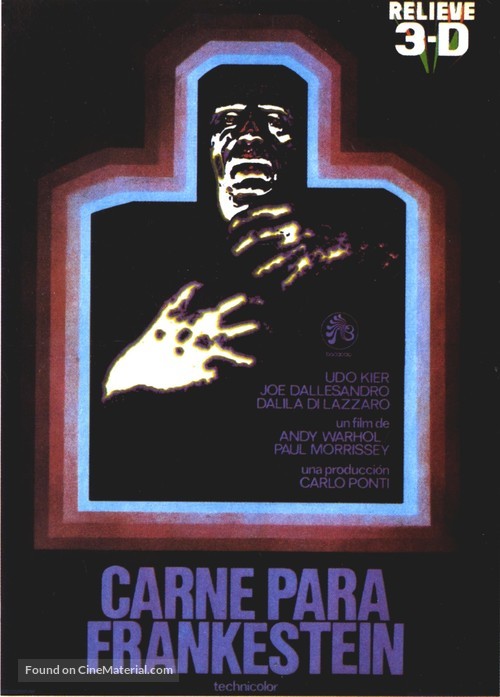 Flesh for Frankenstein - Argentinian Movie Poster
