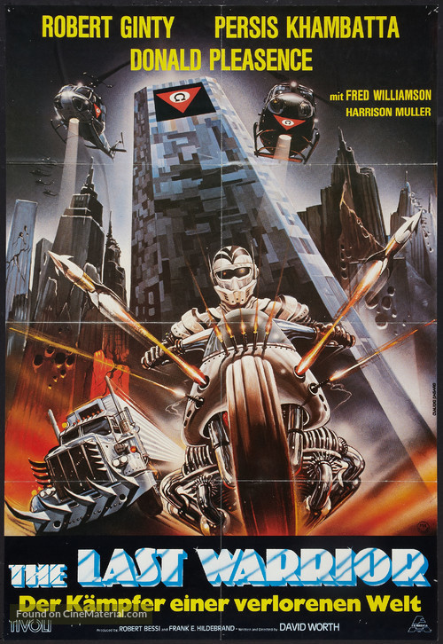Warrior of the Lost World - German Movie Poster