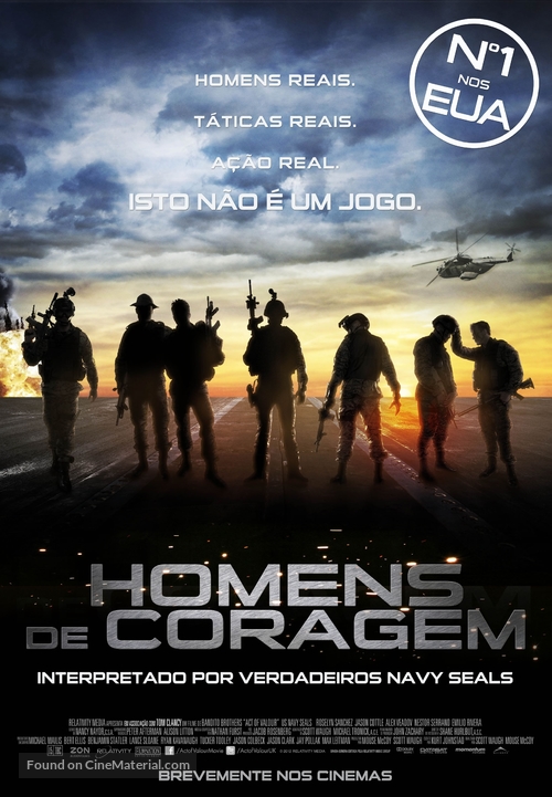 Act of Valor - Portuguese Movie Poster