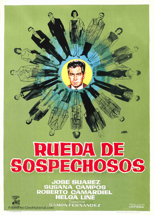 Rueda de sospechosos - Spanish Movie Poster
