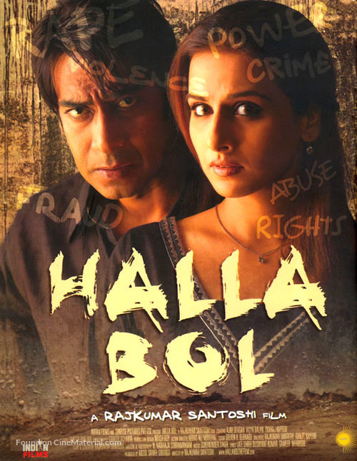 Halla Bol - Indian Movie Poster