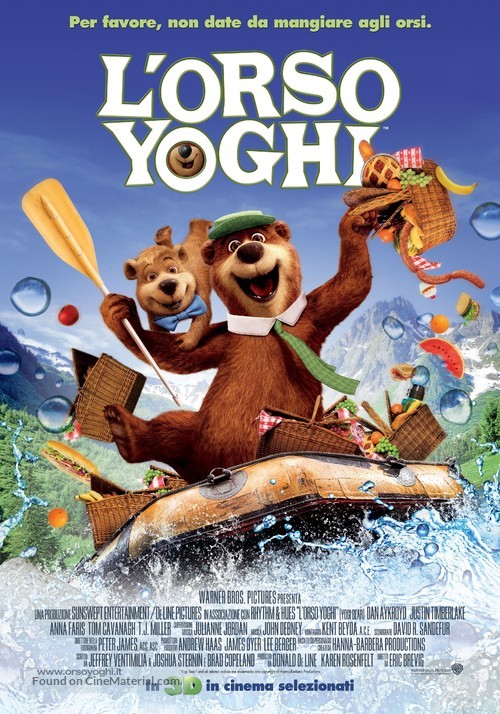 Yogi Bear - Italian Movie Poster