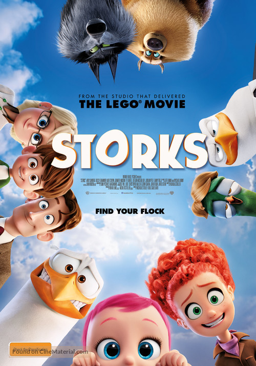 Storks - Australian Movie Poster
