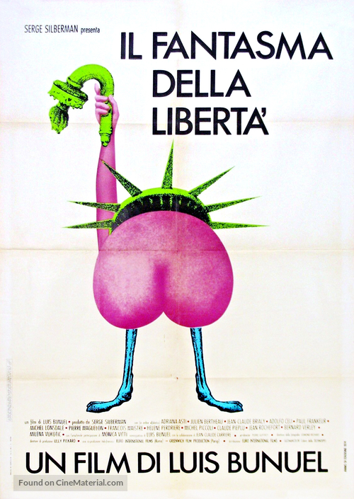 La fant&ocirc;me de la libert&eacute; - Italian Movie Poster