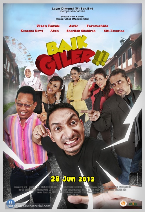 Baik giler (2012) Malaysian movie poster