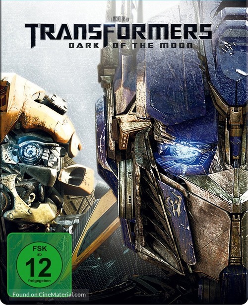 Transformers: Dark of the Moon - German Blu-Ray movie cover