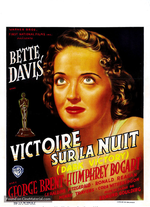 Dark Victory - Belgian Movie Poster