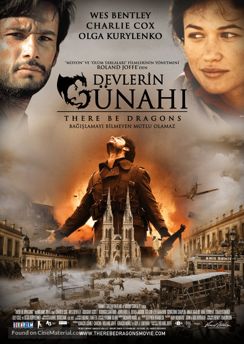 There Be Dragons - Turkish Movie Poster