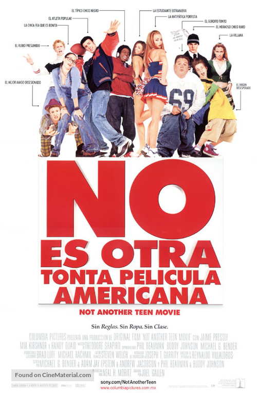 Not Another Teen Movie - Mexican Movie Poster