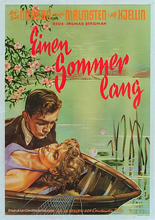 Sommarlek - German Movie Poster