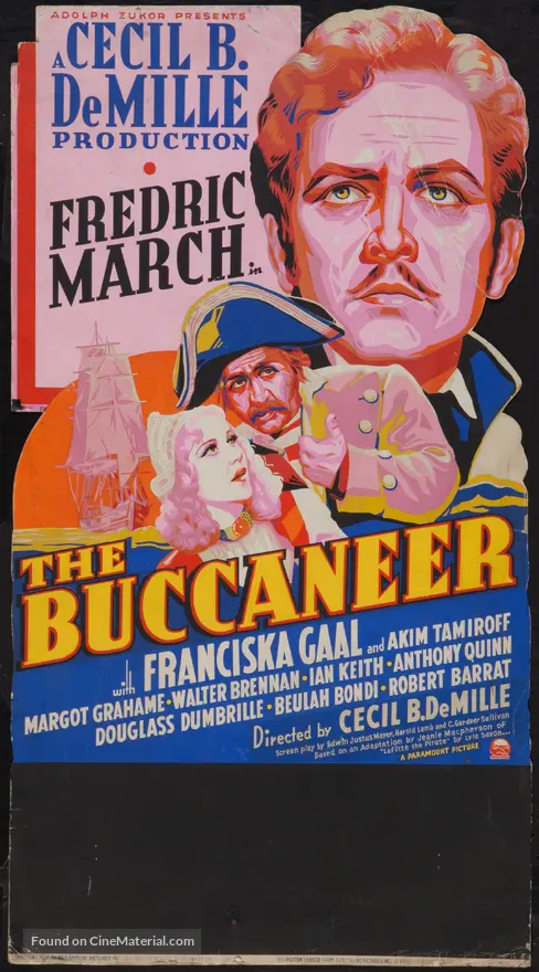 The Buccaneer - poster