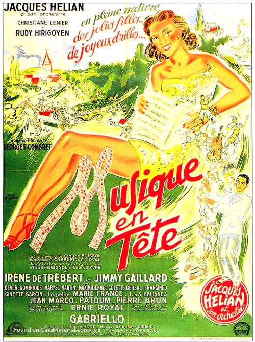 Musique en t&ecirc;te - French Movie Poster