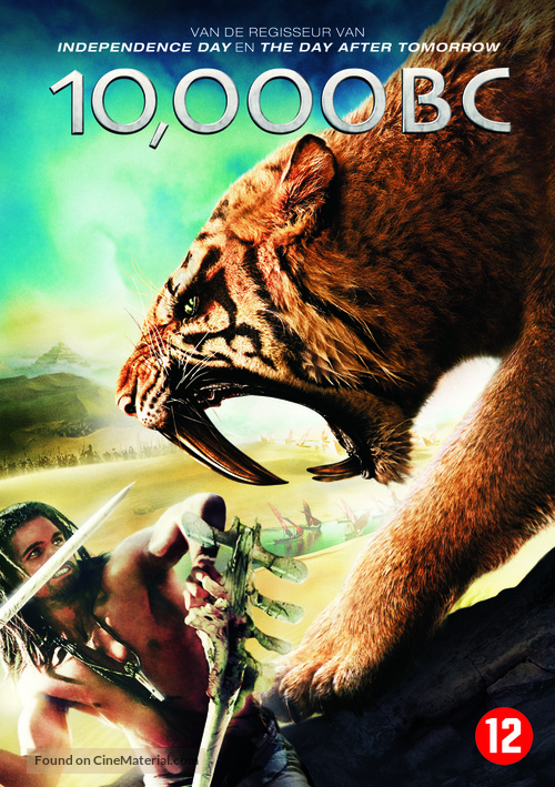 10,000 BC - Belgian DVD movie cover