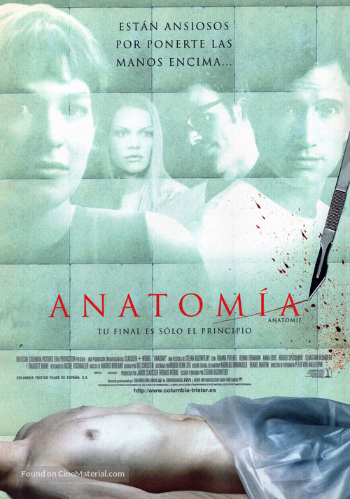 Anatomie - Spanish Movie Poster