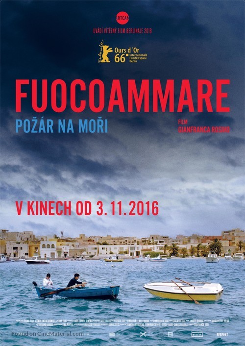 Fuocoammare - Czech Movie Poster