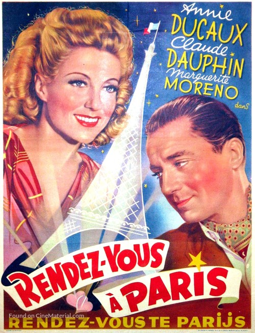 Rendez-vous &agrave; Paris - Belgian Movie Poster