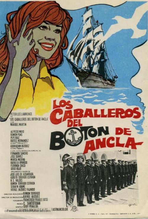 Los caballeros del Bot&oacute;n de Ancla - Spanish Movie Poster