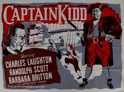 Captain Kidd - British Movie Poster