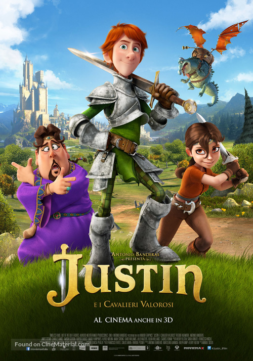 Justin and the Knights of Valour - Italian Movie Poster