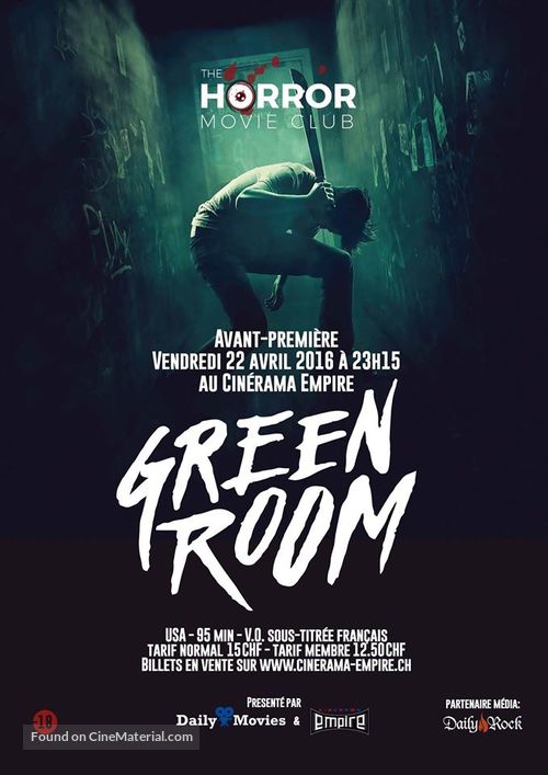 Green Room - Swiss Movie Poster