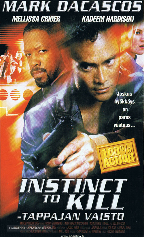 Instinct to Kill - Finnish Movie Cover