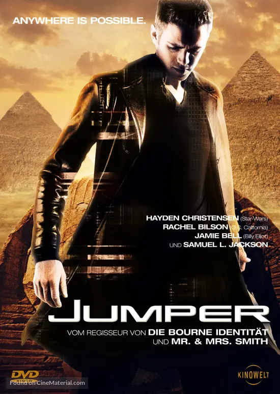 Jumper (2008) German movie cover
