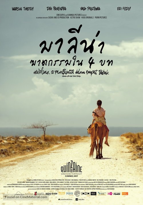 Marlina the Murderer in Four Acts - Thai Movie Poster