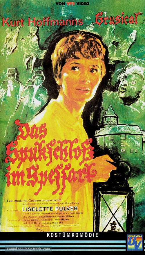 Das Spukschlo&szlig; im Spessart - German VHS movie cover