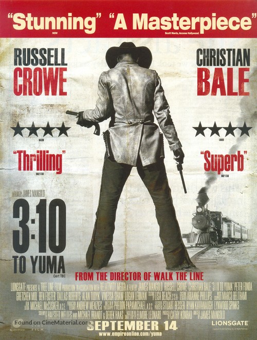 3:10 to Yuma - British Movie Poster