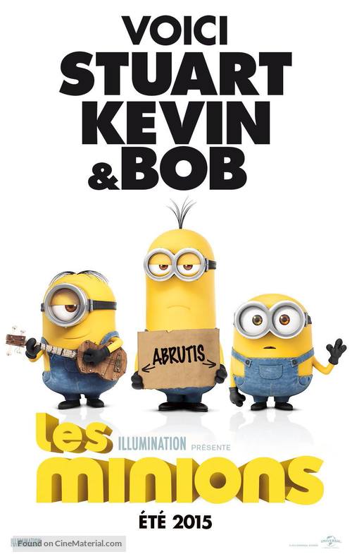 Minions - French Movie Poster