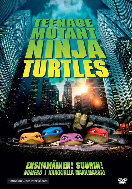 Teenage Mutant Ninja Turtles - Finnish DVD movie cover
