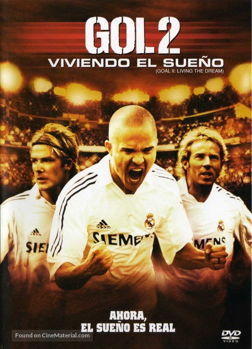 Goal! 2: Living the Dream... - Mexican DVD movie cover