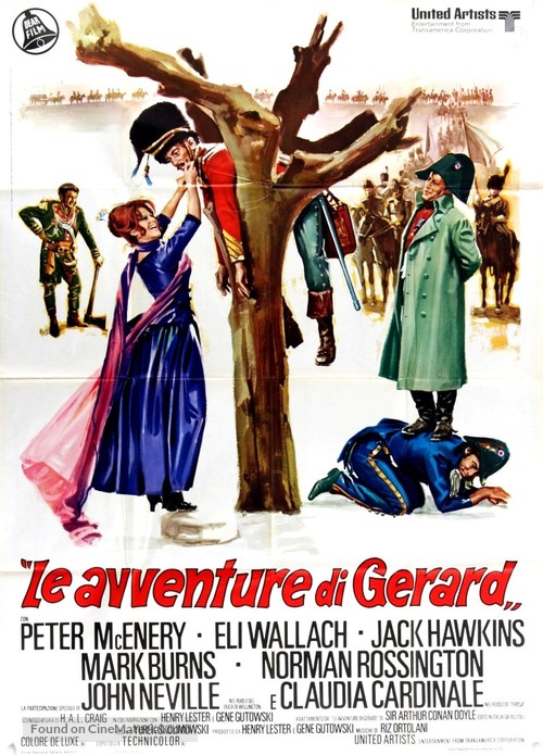 The Adventures of Gerard - Italian Movie Poster