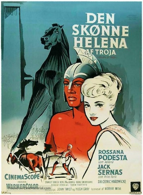 Helen of Troy - Danish Movie Poster