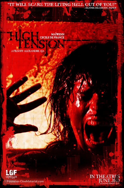 Haute tension - Movie Poster