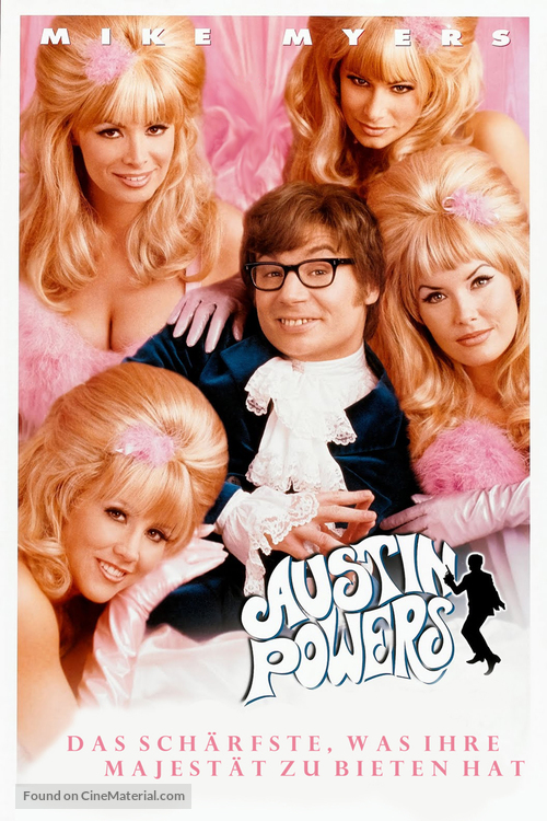 Austin Powers: International Man of Mystery - German DVD movie cover