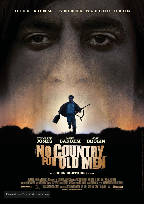 No Country for Old Men - German Movie Poster